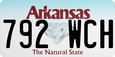 AR license plate 792WCH