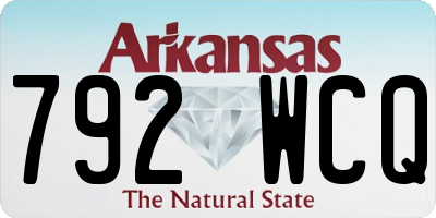 AR license plate 792WCQ