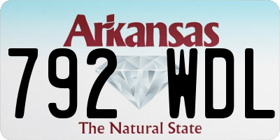 AR license plate 792WDL