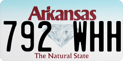 AR license plate 792WHH