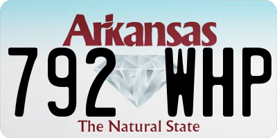 AR license plate 792WHP