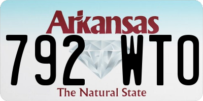 AR license plate 792WTO
