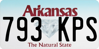 AR license plate 793KPS