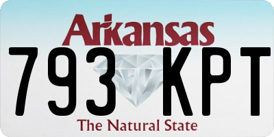 AR license plate 793KPT