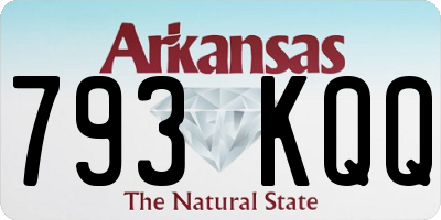 AR license plate 793KQQ