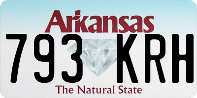 AR license plate 793KRH