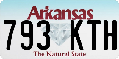 AR license plate 793KTH