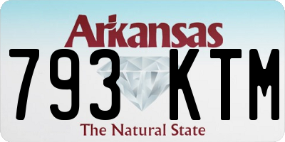 AR license plate 793KTM