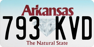 AR license plate 793KVD