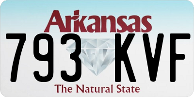 AR license plate 793KVF