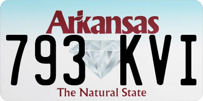 AR license plate 793KVI