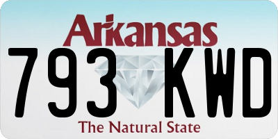 AR license plate 793KWD