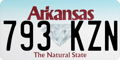 AR license plate 793KZN