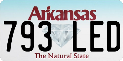 AR license plate 793LED