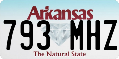 AR license plate 793MHZ