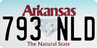 AR license plate 793NLD