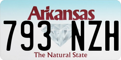 AR license plate 793NZH