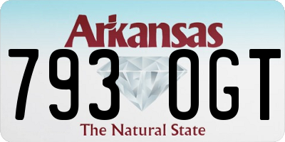 AR license plate 793OGT