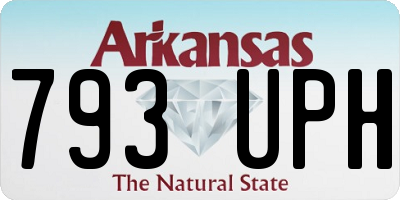 AR license plate 793UPH