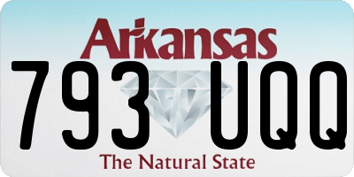 AR license plate 793UQQ