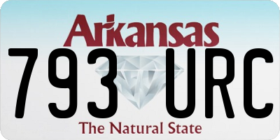 AR license plate 793URC