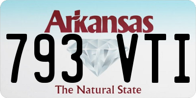 AR license plate 793VTI