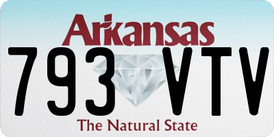 AR license plate 793VTV