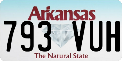 AR license plate 793VUH