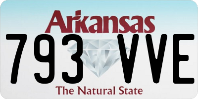 AR license plate 793VVE