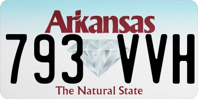 AR license plate 793VVH