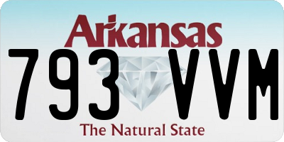 AR license plate 793VVM