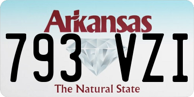 AR license plate 793VZI