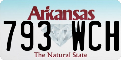 AR license plate 793WCH