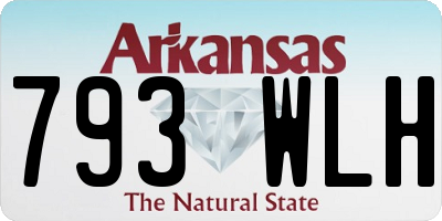 AR license plate 793WLH