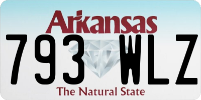 AR license plate 793WLZ