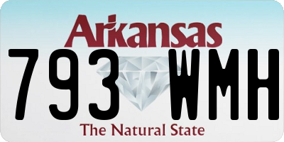 AR license plate 793WMH