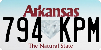 AR license plate 794KPM