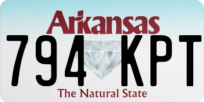 AR license plate 794KPT