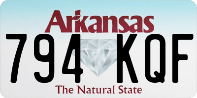 AR license plate 794KQF