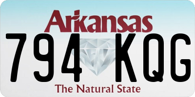 AR license plate 794KQG