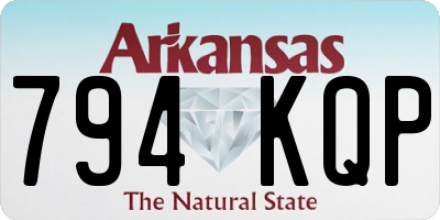 AR license plate 794KQP