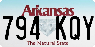 AR license plate 794KQY