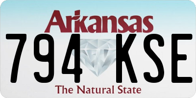 AR license plate 794KSE