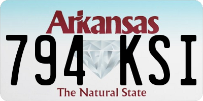 AR license plate 794KSI