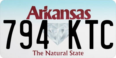 AR license plate 794KTC