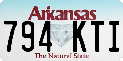 AR license plate 794KTI