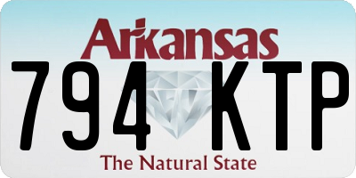 AR license plate 794KTP