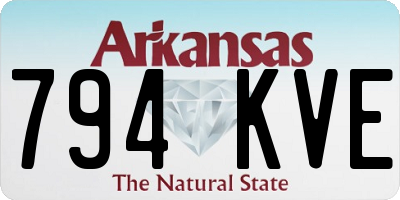 AR license plate 794KVE