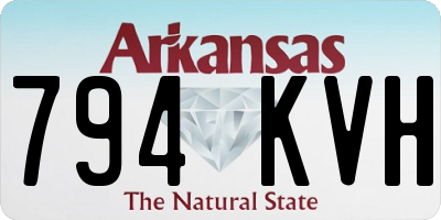 AR license plate 794KVH
