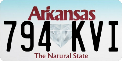 AR license plate 794KVI